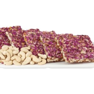 Cashewnut with Rose Petals Chikki
